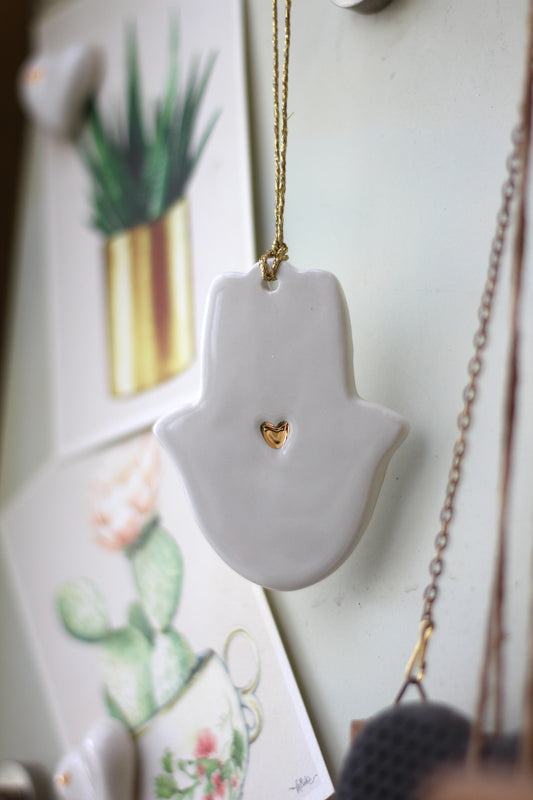 תגית חמסה לב בינונית